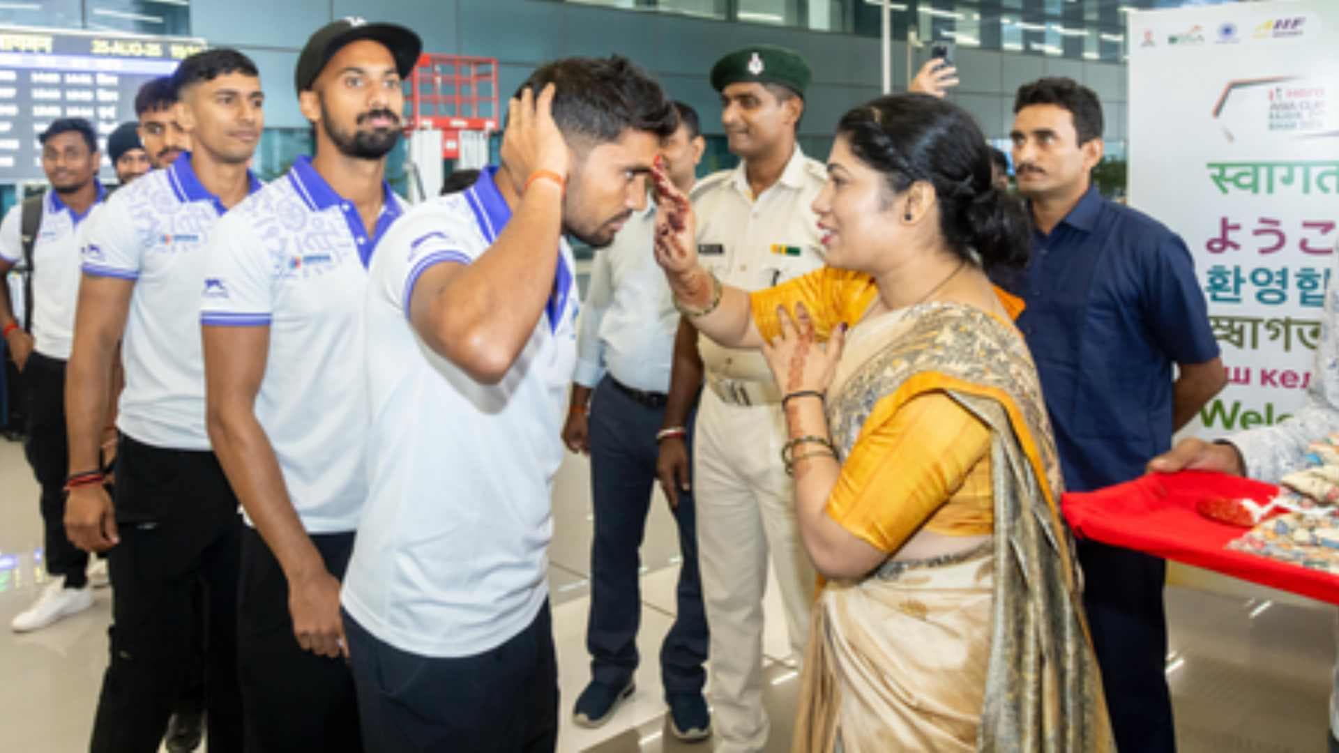 Eyes on the Title, Indian Men’s Team Arrives for Hockey Asia Cup