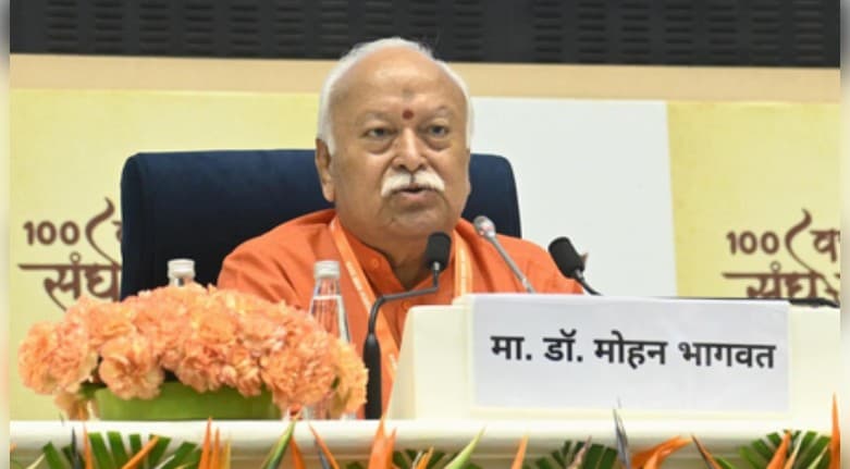 Mohan Bhagwat Advocates Three Children Per Indian Family To Combat Demographic Decline