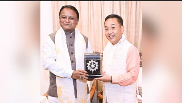 Sikkim CM Prem Singh Tamang Meets Odisha Governor, CM In Bhubaneswar