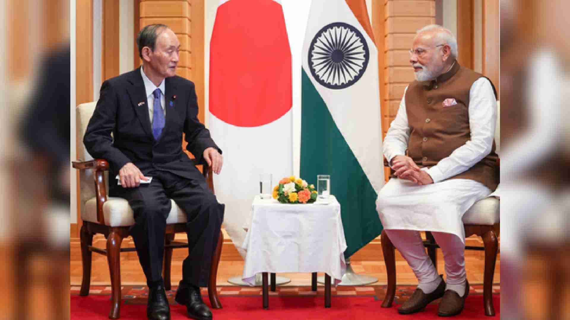PM Modi Holds Strategic Talks With Japan-India Association Chair Yoshihide Suga