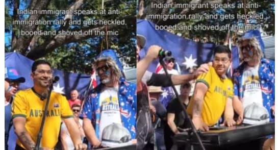 Indian Speaker Booed at Aussie Rally Sparks Immigration Debate