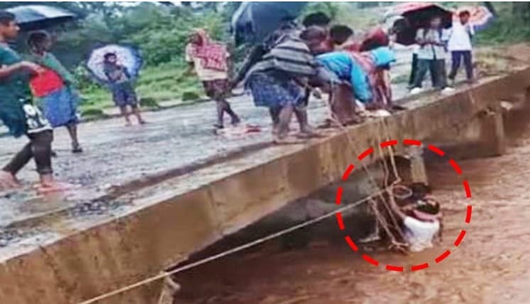 Tractor Driver Rescues Three Lives From Flash Flood In Kalahandi