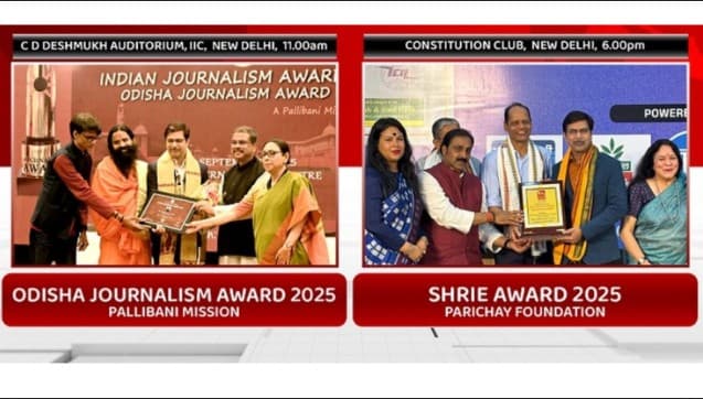 Argus Digital Editor Sangram Sarangi Honoured With Two Prestigious Awards In Single Day