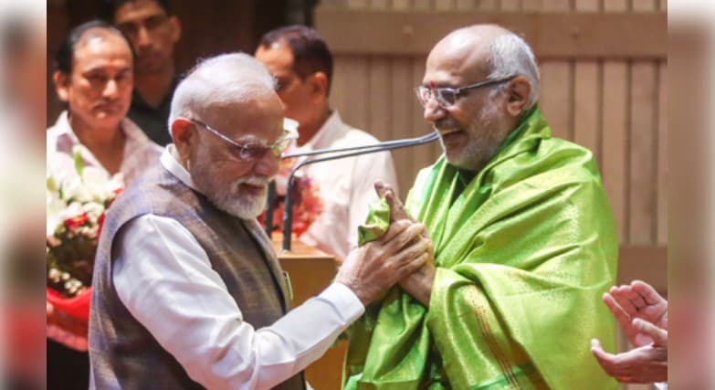 President Murmu, PM Modi And Top Leaders Congratulate Radhakrishnan On Being Elected VP