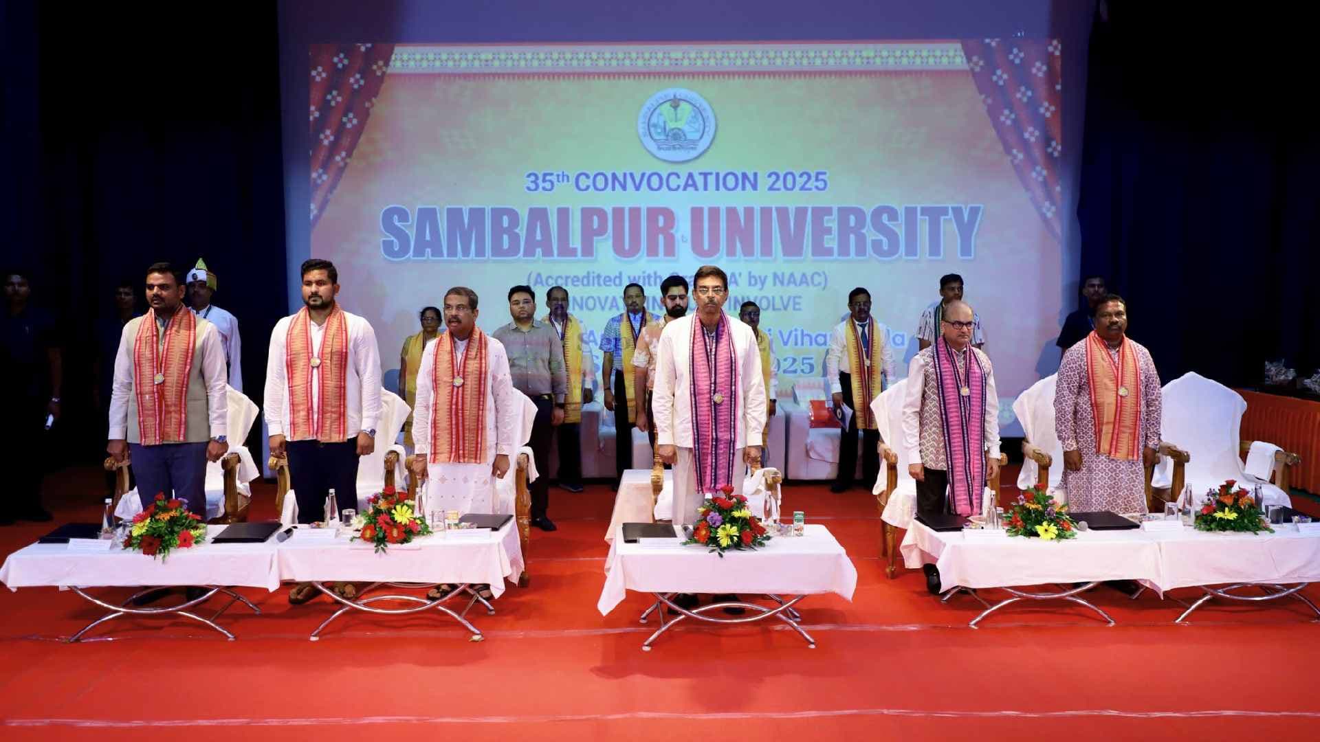 Over 100 PhDs Conferred at Sambalpur University Convocation