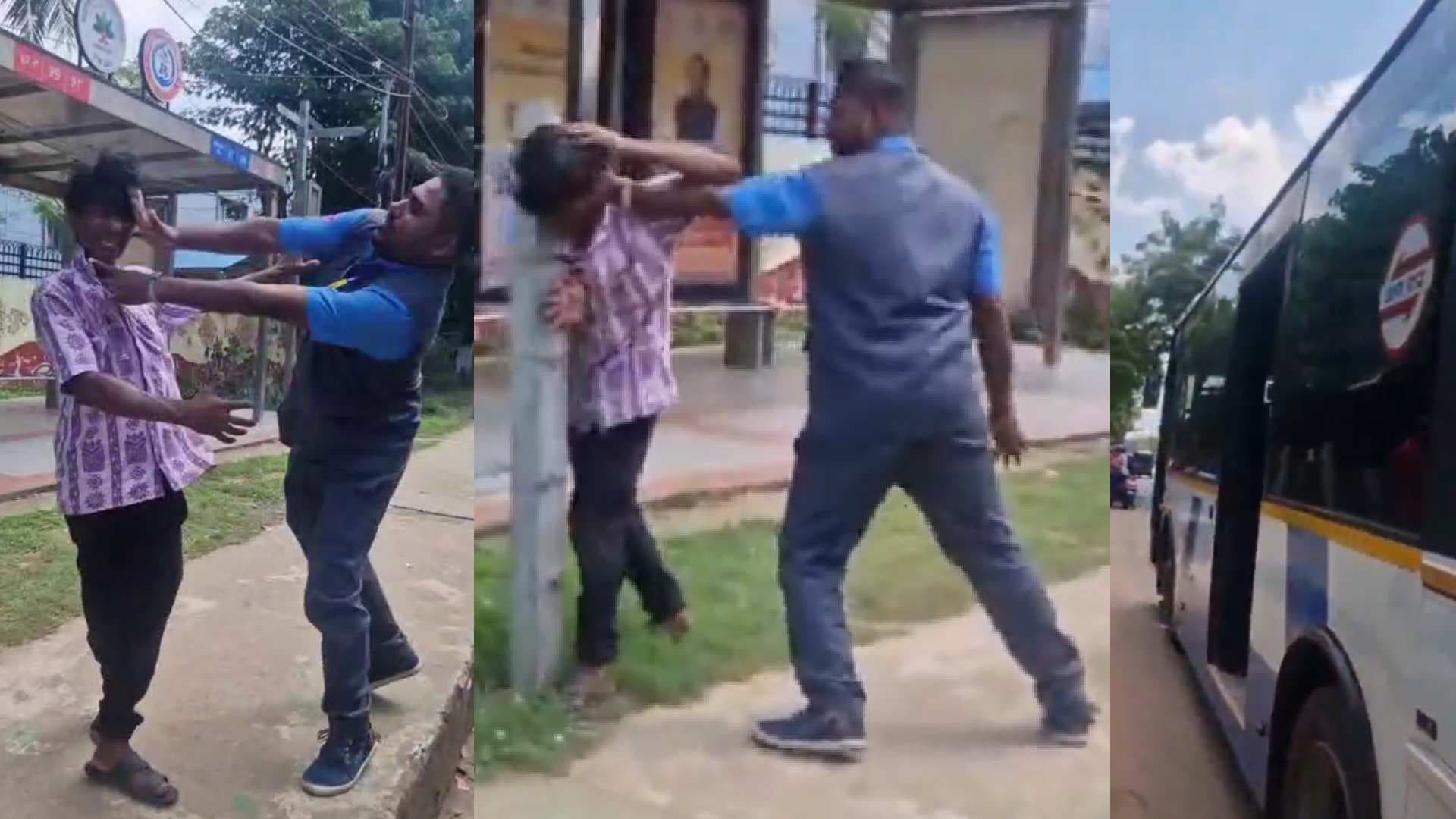 Ama Bus Conductor Assaults Passenger in Bhubaneswar