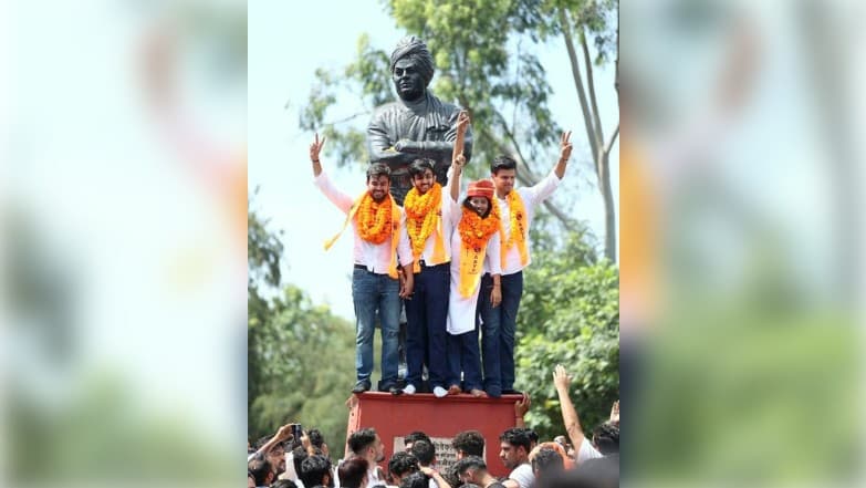 ABVP Sweeps DUSU Polls By Winning President, 2 Posts; NSUI Gets VP