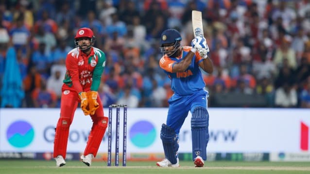 Asia Cup: Samson’s 56 Anchors India To Third-Highest T20I Total Vs Associate Nations