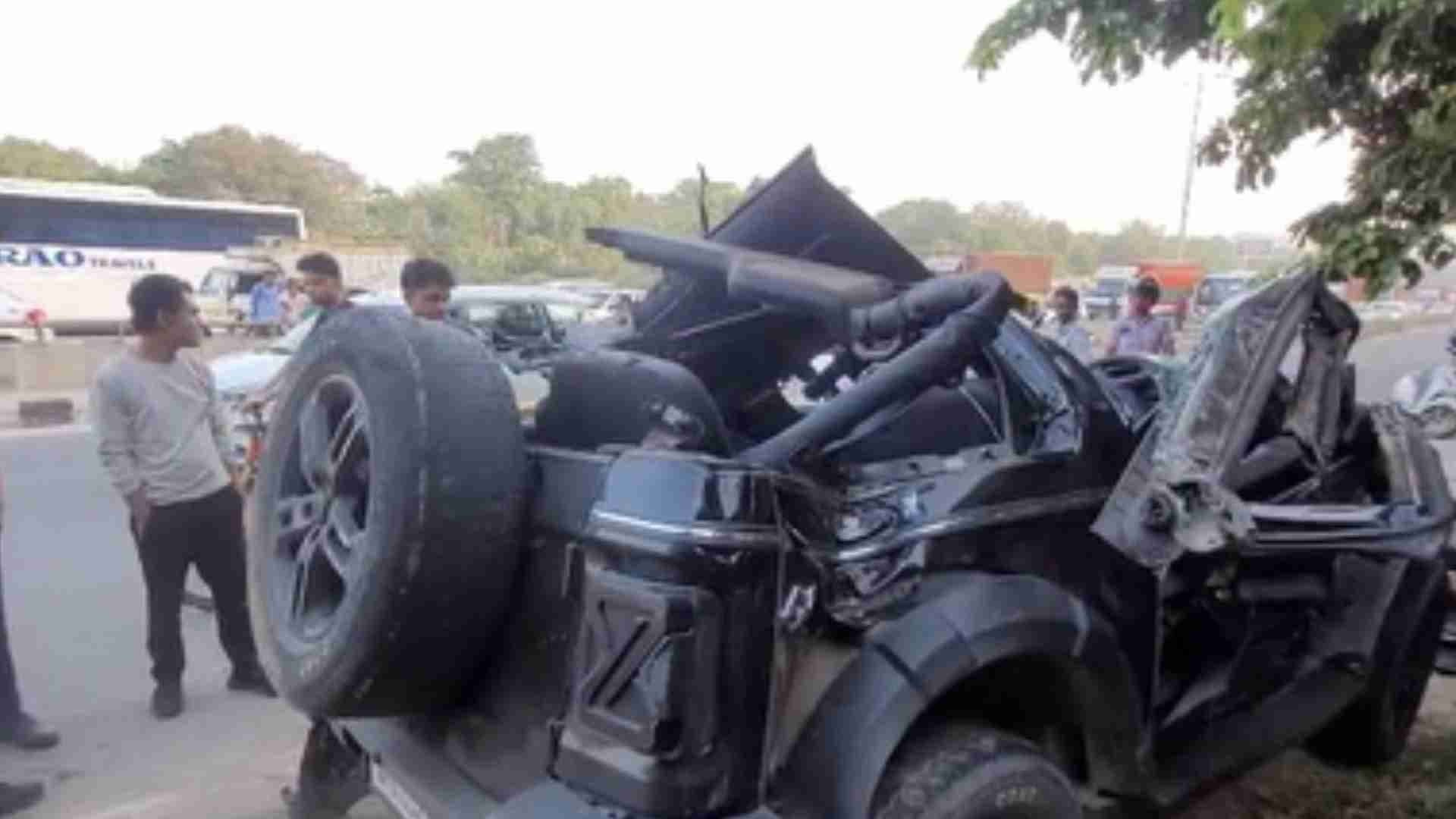 Three Women Among 5 killed As Thar Crashes Into Divider In Gurugram