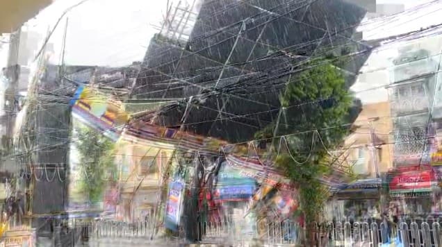 Odisha: Heavy Rain Lashes Twin City, Durga Puja Gates Collapse In Cuttack 