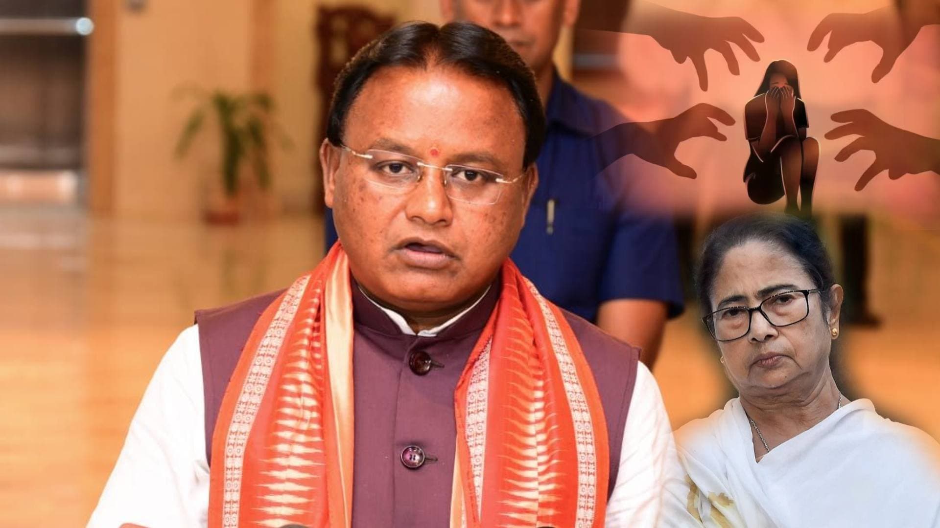 CM Majhi, Odisha BJP Demand Justice for Odia Gang Rape Survivor in Bengal