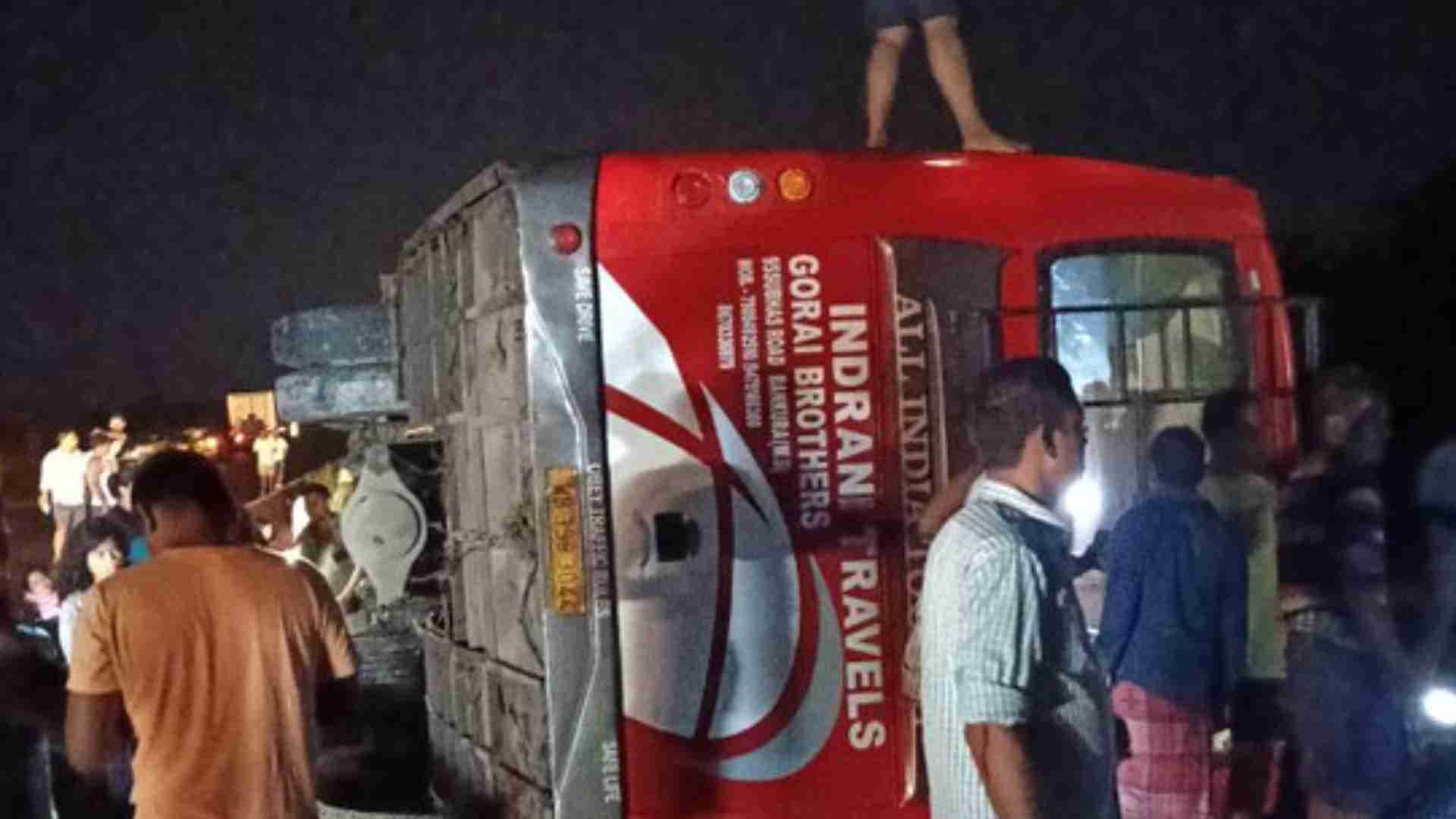 Bus Overturns In Odisha's Balasore, Several Pilgrims Injured