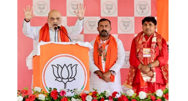 Amit Shah Launches Bihar Poll Campaign From Saran, Targets Lalu And RJD Over 'Jungle Raj'