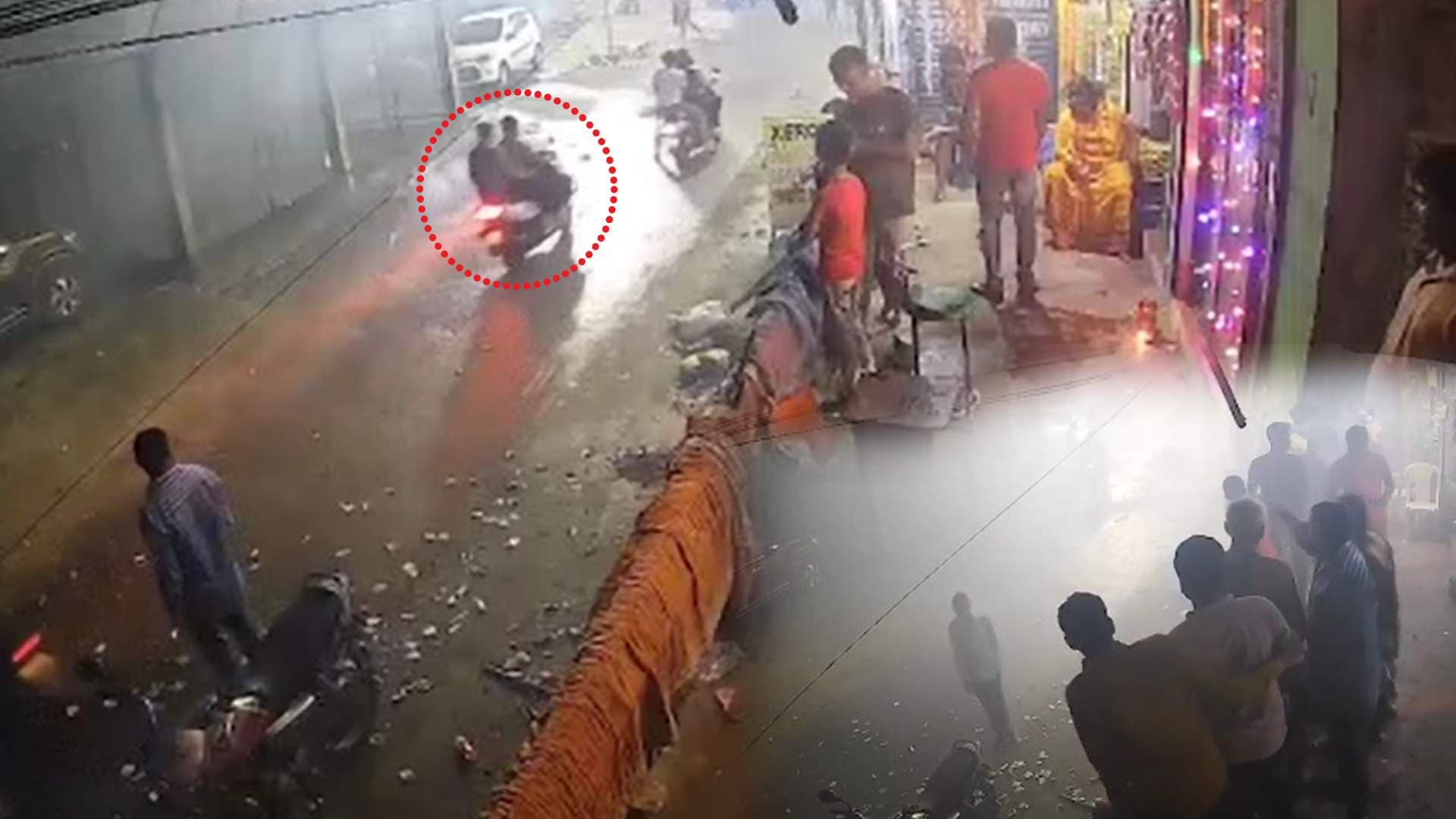 Diwali Turns Tragic in Cuttack as Two Critical after Scooter Carrying Firecracker Explodes