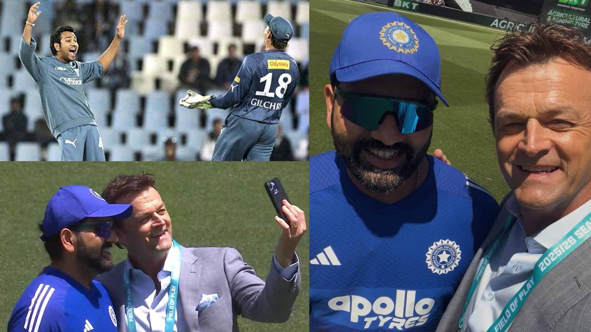 Adam Gilchrist Recalls First Meeting with Rohit Sharma at Adelaide