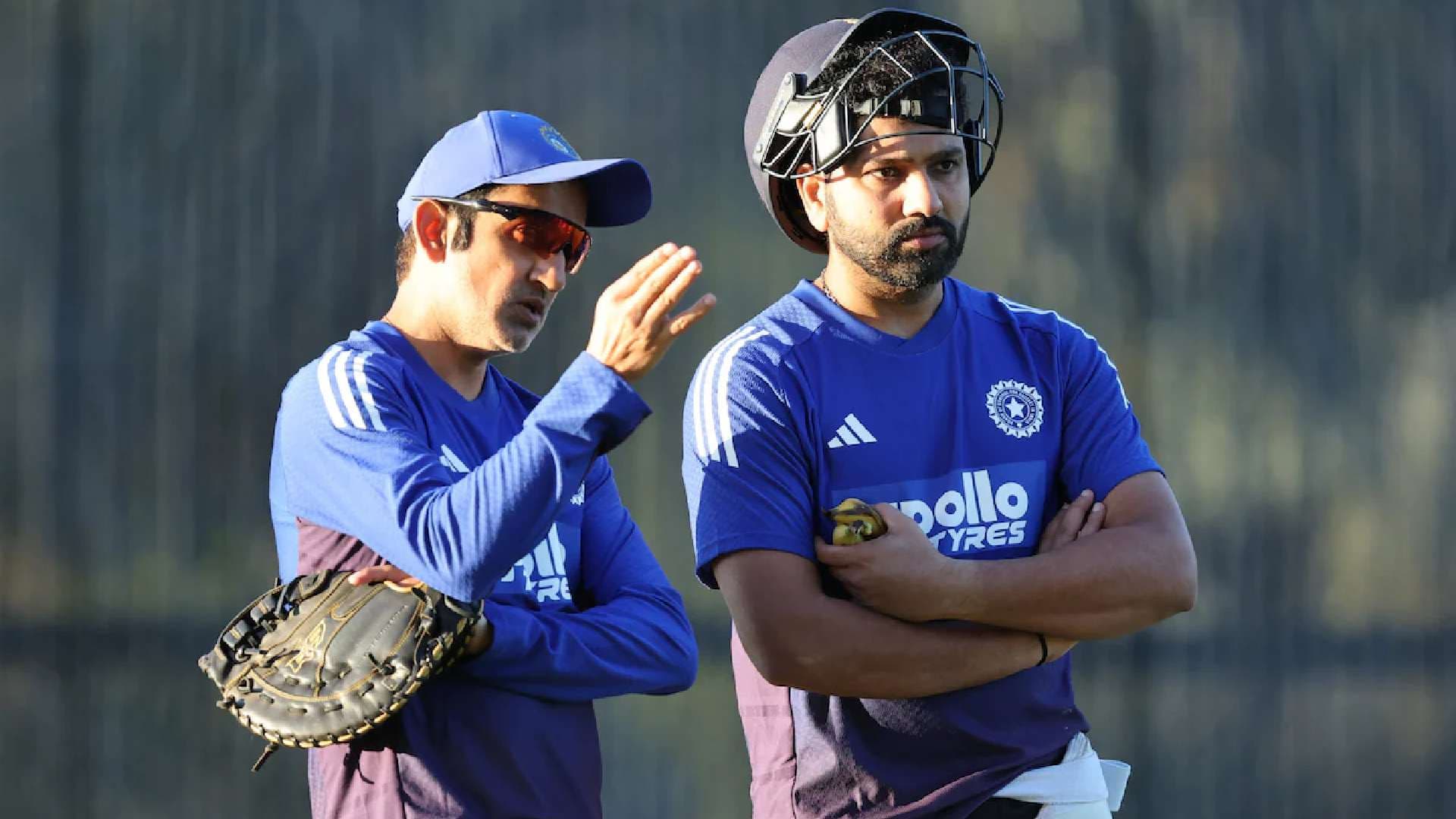 Gambhir Hails Rohit and Harshit in Dressing Room Address
