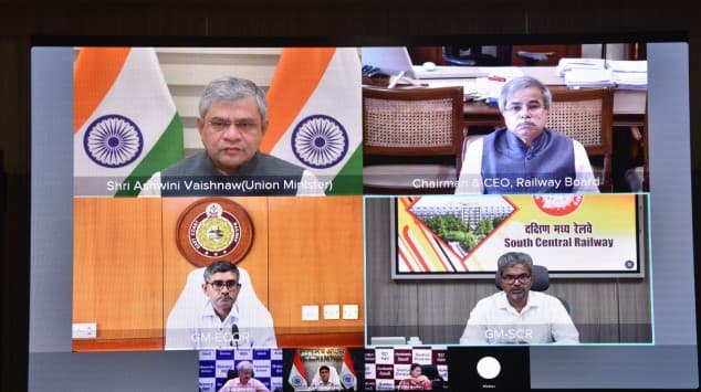 Ashwini Vaishnaw Reviews Railways Preparedness for Cyclone Montha
