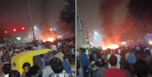 Several Feared Dead After Powerful Explosion Strikes Near Red Fort Metro Station In Delhi