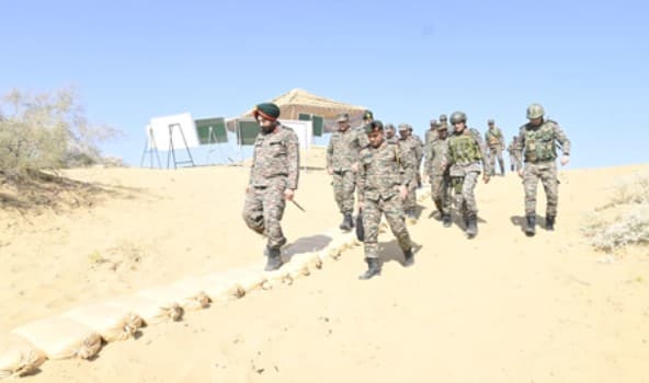 Indian Army Conducts Drill To Assess Battle Readiness In Rajasthan's Thar Desert