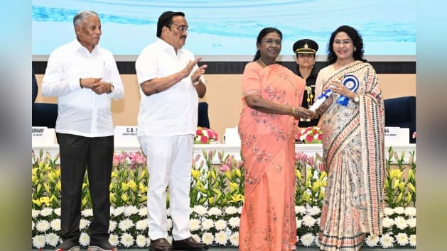 President Murmu Presents National Water Awards