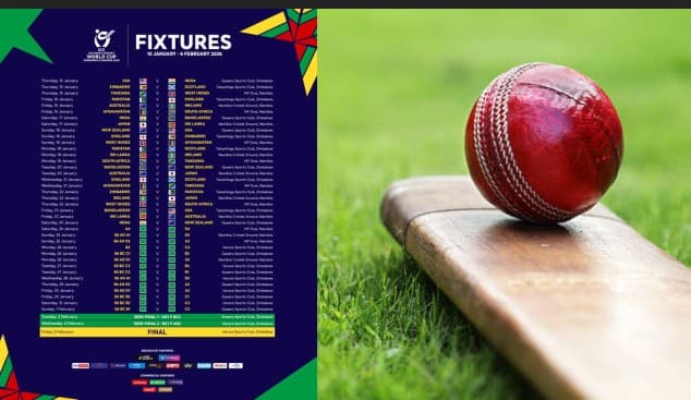 ICC Announces Schedule For U19 Men’s Cricket World Cup; India vs USA in Opener