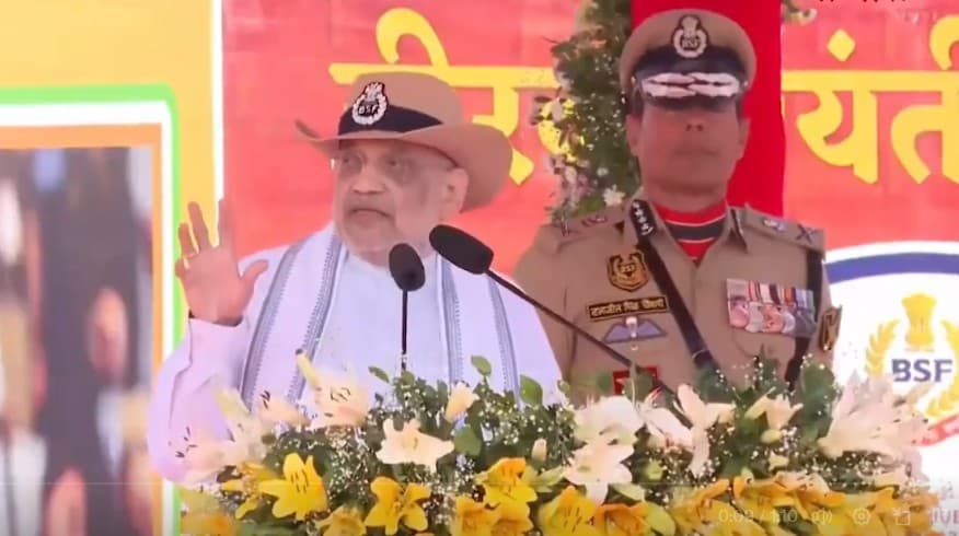 As Long As BSF Guards Border, No Enemy Can Enter India: Amit Shah In Gujarat
