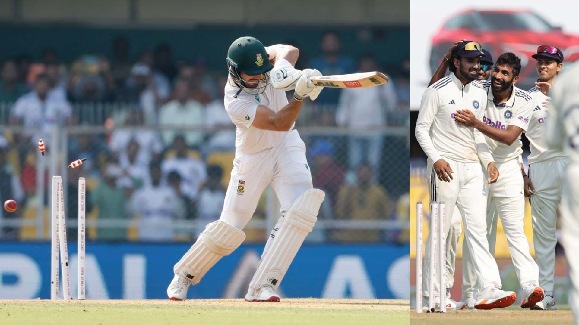 Guwahati Test: Markram Falls to Bumrah on Stroke of Tea, South Africa Reach 82/1 vs India