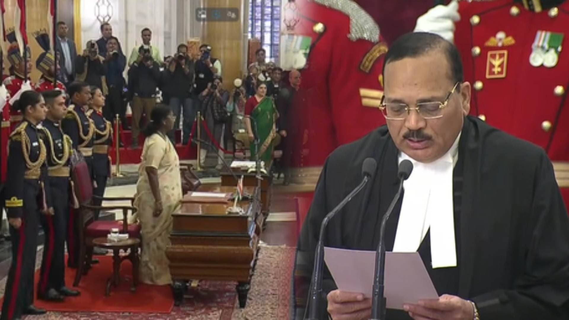 Justice Surya Kant Sworn in as 53rd Chief Justice of India, President Murmu Administers Oath