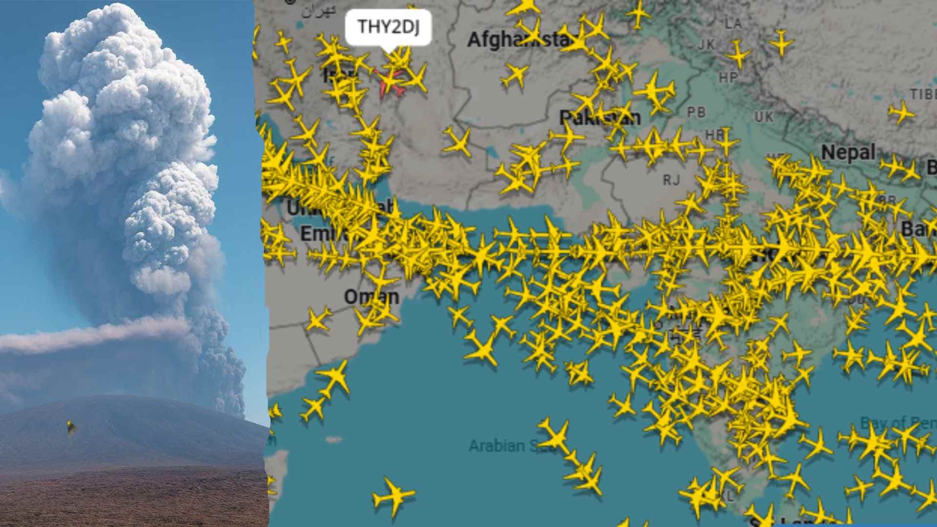 Flights Rerouted, Cancelled as Volcanic Ash From Ethiopia Engulfs Delhi Sky