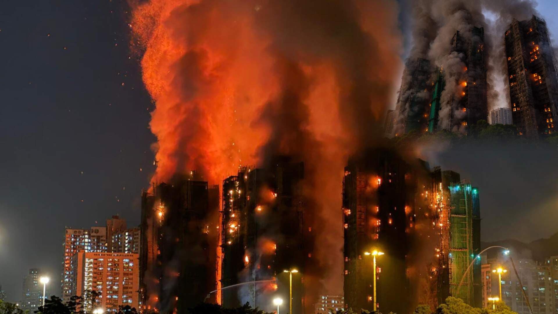 44 Killed, 45 Injured as Massive Fire Engulfs Wang Fuk Court in Hong Kong