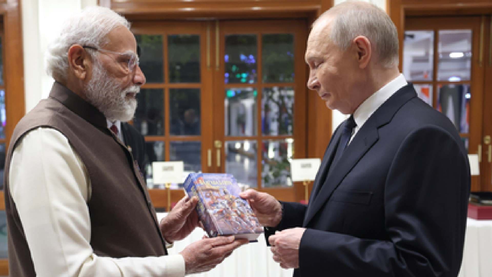 PM Modi Gifts Russian Edition of Bhagavad Gita to President Vladimir Putin