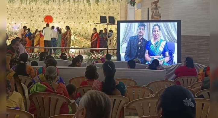 Flight Cancelled, Odisha Couple Attends Their Own Wedding Reception Online