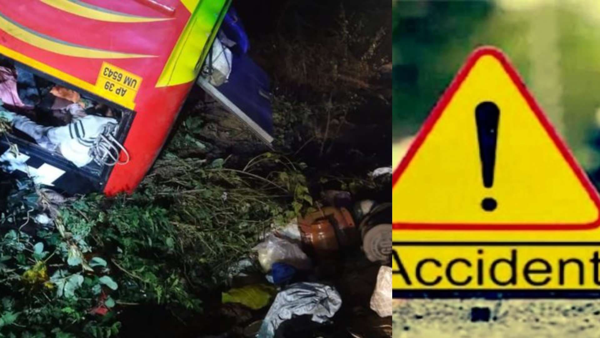 Nine Pilgrims Killed, 23 Injured as Bus Plunges into Gorge in Andhra Pradesh