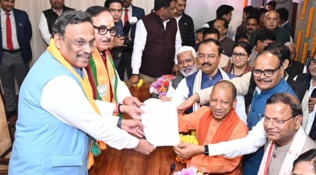 MoS Pankaj Chaudhary Files Nomination For Uttar Pradesh BJP President Post