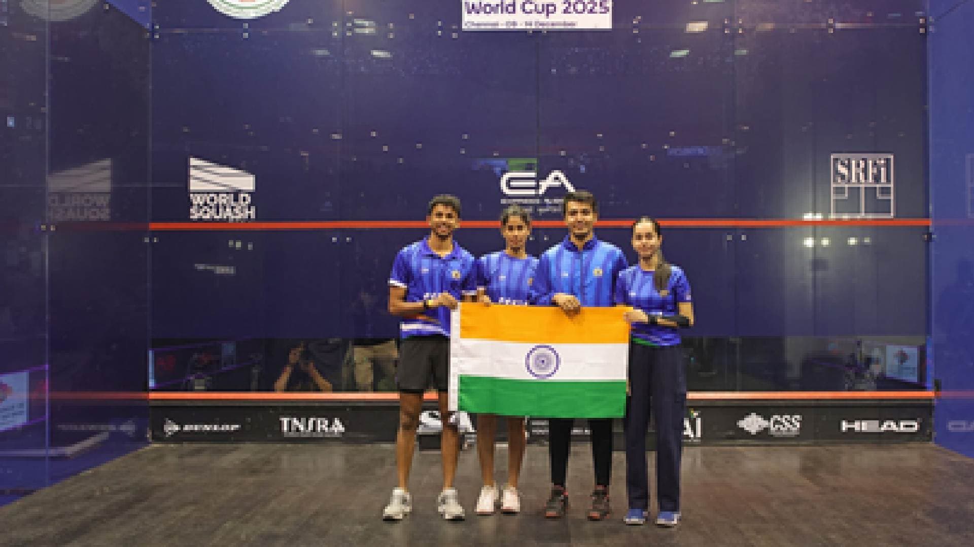 India Clinch Maiden Squash World Cup Title with 3–0 Win Over Hong Kong, China