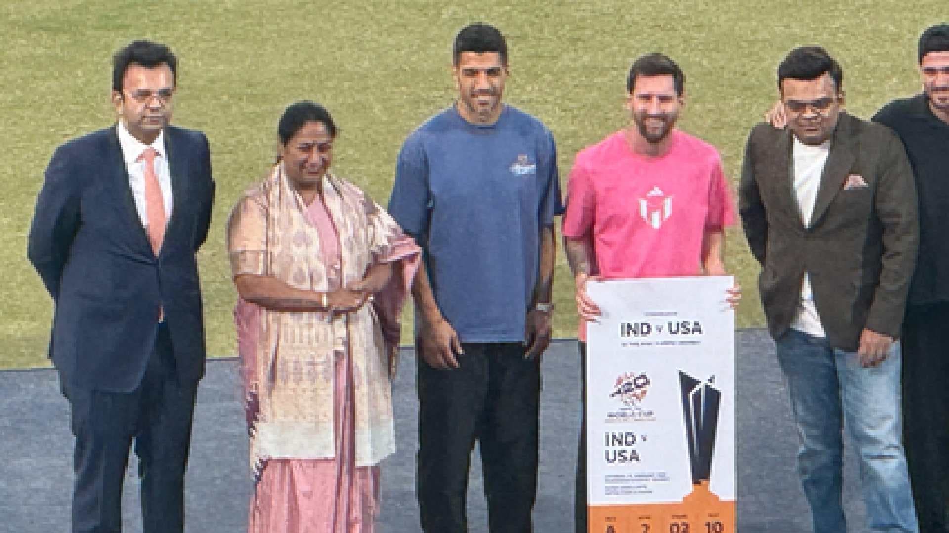 Jay Shah Gifts T20 World Cup Tickets, Team India Jersey to Lionel Messi in Delhi