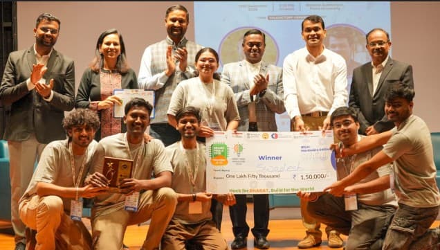 NIT Rourkela Team SWADES Wins Smart India Hackathon 2025 National Title
