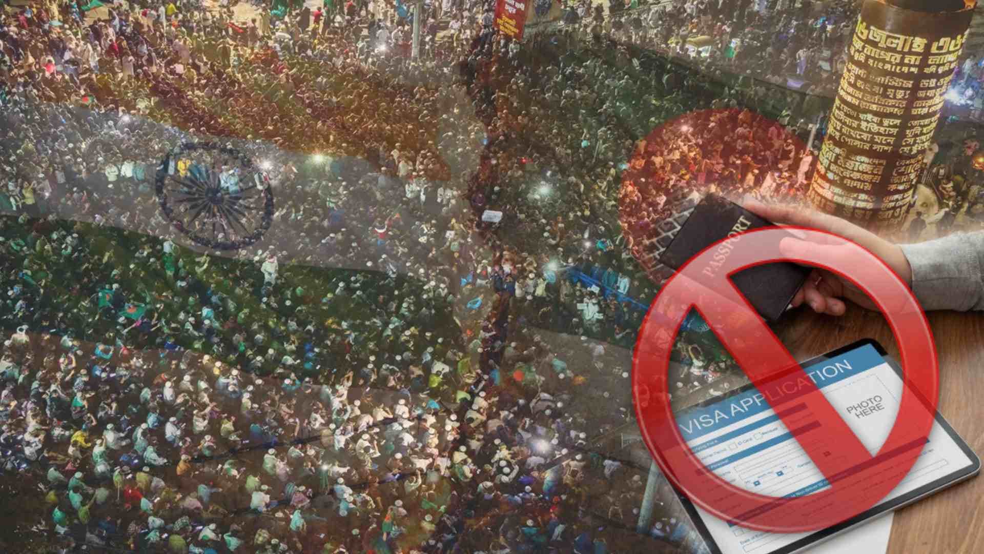India Suspends Visa Services in Bangladesh amid Unrest