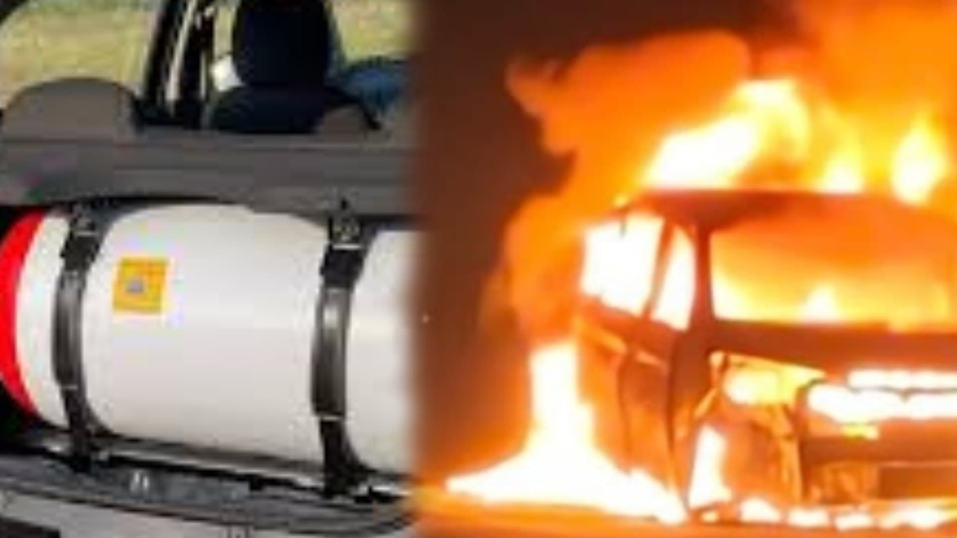 CNG Car Catches Fire on Puri–Satapada Highway, Tourists Escape by a Whisker