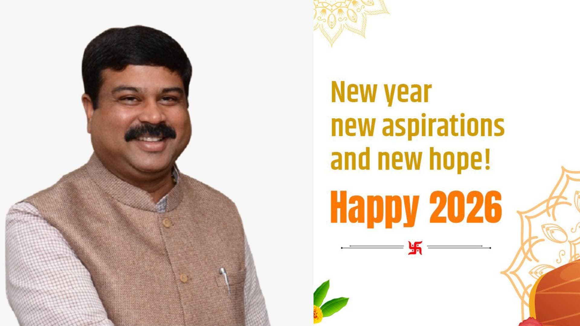 Union Minister Dharmendra Pradhan Wishes Nation A Prosperous New Year