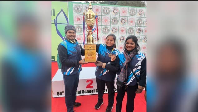Odisha Shines at 69th National School Games Archery Championship; Wins 4 Gold, 5 Silver 