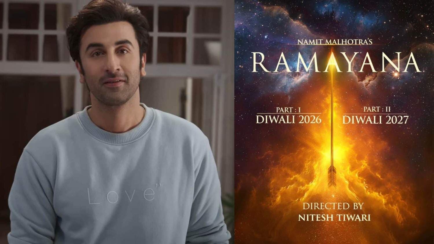 Ranbir Kapoor’s ‘Ramayana’ to Release on Diwali 2026