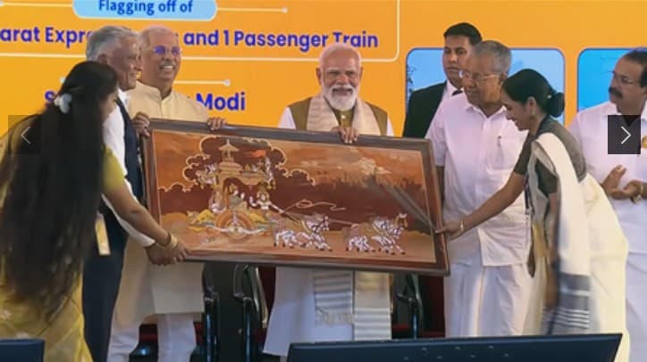 PM Modi Flags Off New Trains, Launches Credit Scheme, Lays Foundation Stones For Key Projects In Kerala