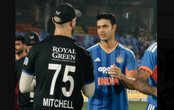 4th T20I: Santner Takes Three As NZ Beat India By 50 Runs Despite Dube’s 65