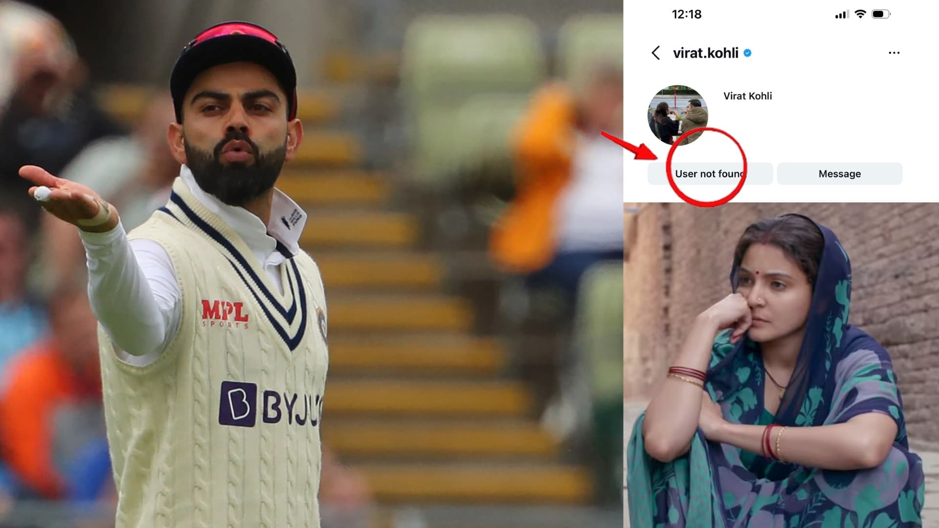 Where Is Virat Kohli on Instagram? Fans Seek Answers from Anushka Sharma as Account Vanishes