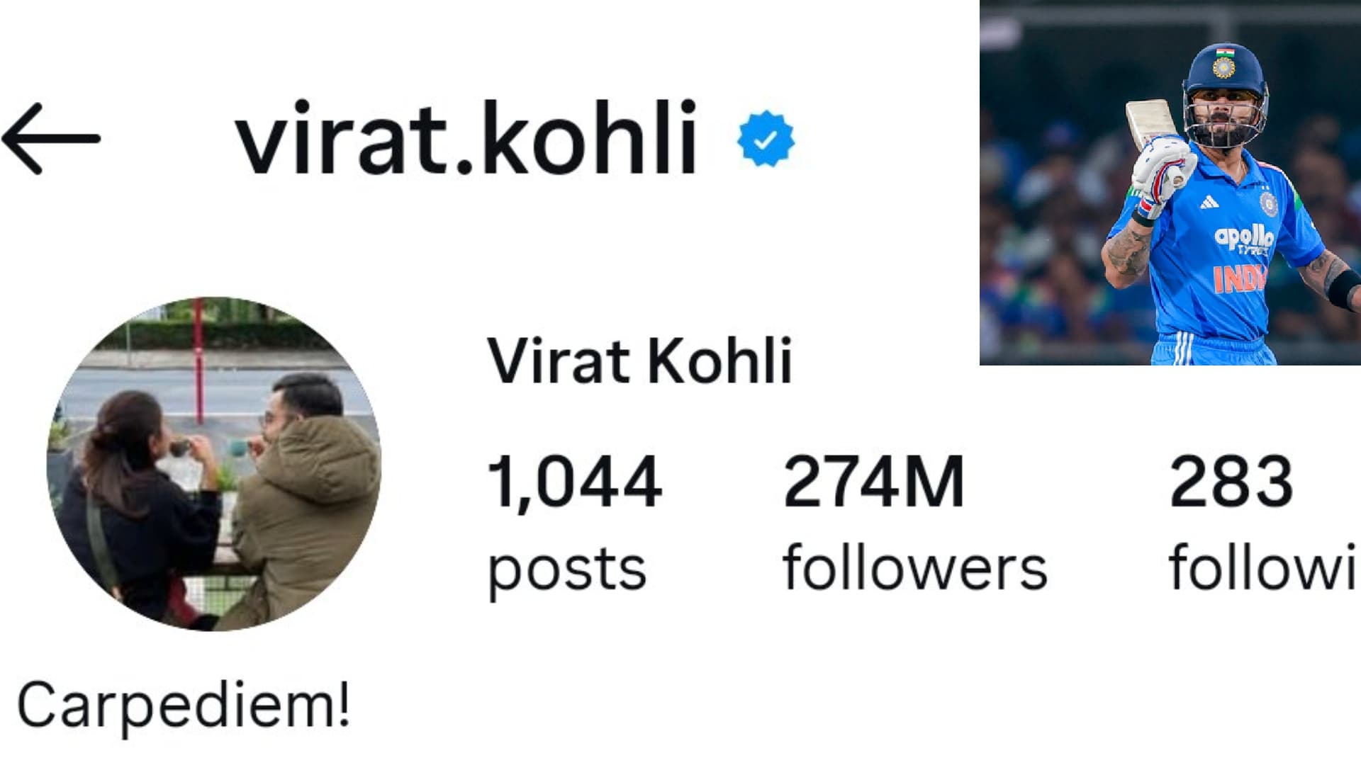 Fans Relieved as Virat Kohli’s Instagram Revives Following Brief Blackout