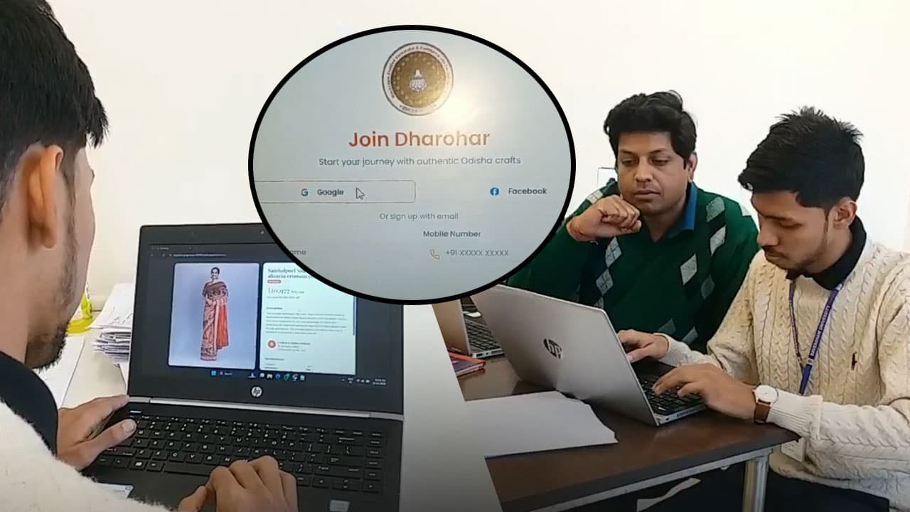 Website ‘Dharohar’, Developed by Odisha Youth, Exposes Fake Sarees Instantly!