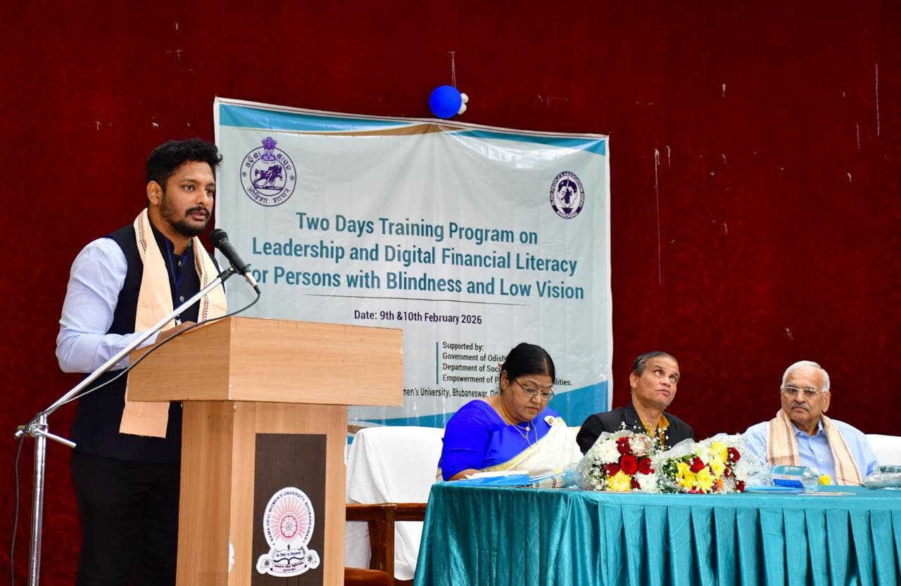 Capacity Building and Leadership Training for Visually Impaired Held at Ramadevi Women’s University