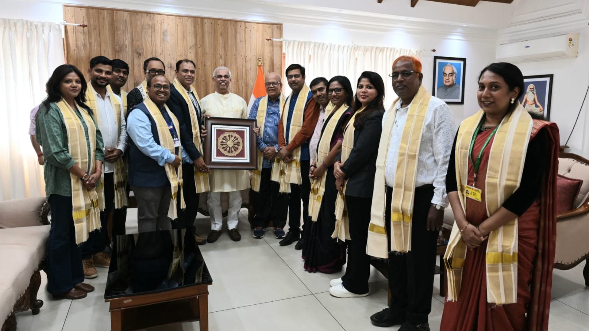 Odisha Media Delegation Meets Kerala Governor during PIB Tour