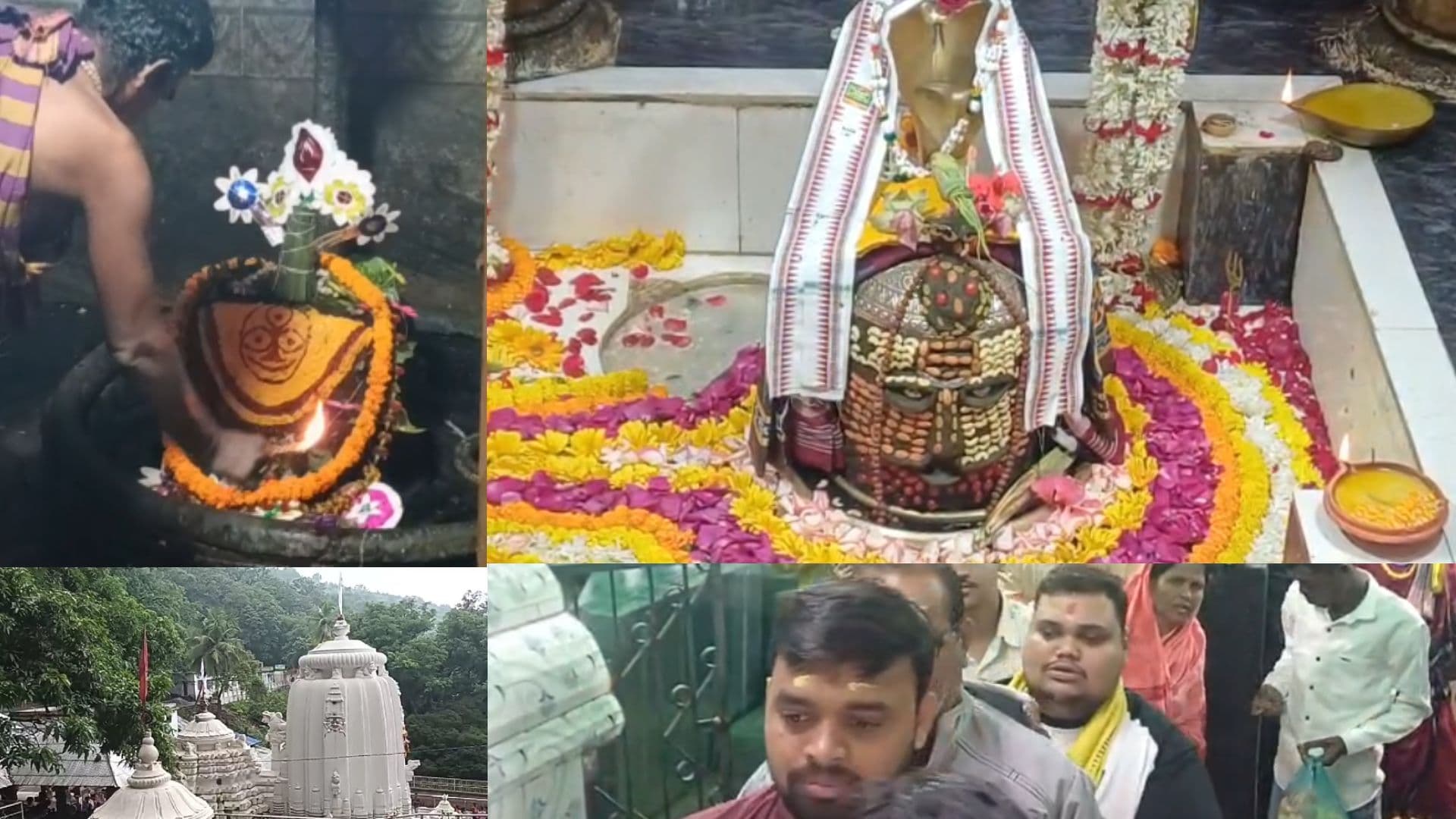 Massive Turnout At Odisha Temples For Maha Shivaratri; Rituals Underway